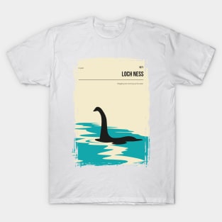 Loch Ness Scotland Cryptid Book Cover Poster T-Shirt